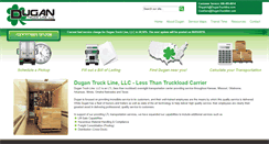 Desktop Screenshot of dugantruckline.com