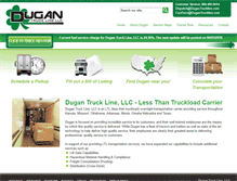 Tablet Screenshot of dugantruckline.com